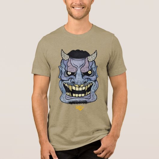 Maske von Glenn IV Tri-Blend Shirt (Vorderseite)
