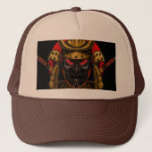 Maske von Samurai Trucker Hat Truckerkappe (Vorderseite)
