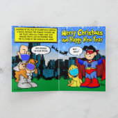 Masked Avenger Christmas Card Karte (Innenseite)