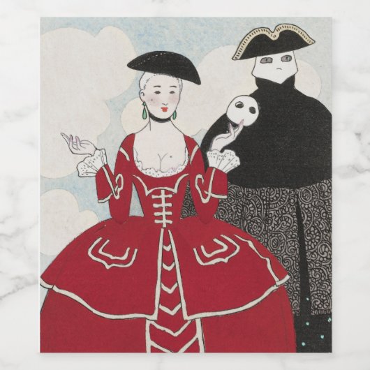 Masked Ball Weinetikett (Einzelnes Label)