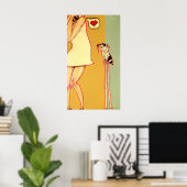 Masked Bandit Steals A Heart Poster (Heimbüro)