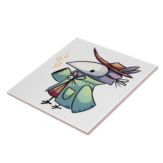 Masked Bird Fliese (Seite)