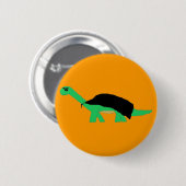 Masked Caped Apatosaurus Button (Vorne & Hinten)