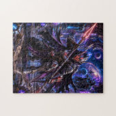 Masked Cosmic Pirate — Mysterious Energy Warrior Puzzle (Horizontal)