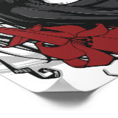 Masked Geisha Poster (Ecke)