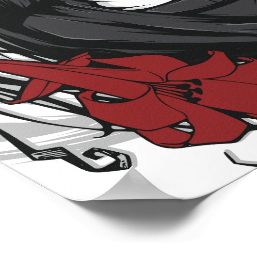 Masked Geisha Poster (Ecke)