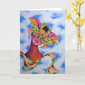 Masked Karte (Gelbe Blume)