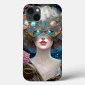 Masked Lady Fantasy Art Case-Mate iPhone Hülle (Rückseite)