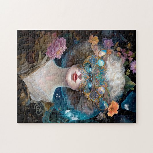 Masked Lady Fantasy Art Puzzle (Horizontal)