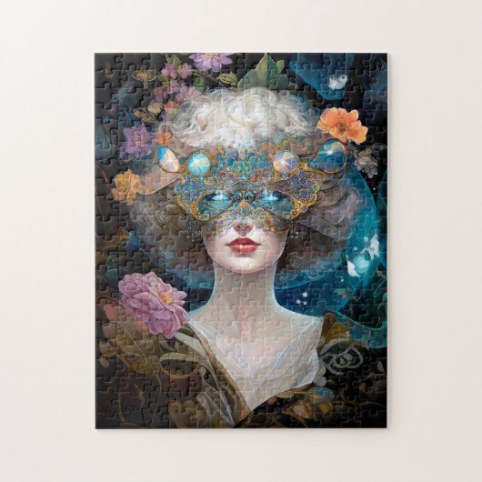 Masked Lady Fantasy Art Puzzle (Vertikal)