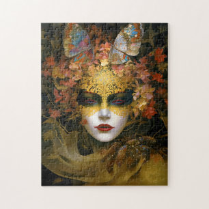 Masked Lady Fantasy Art Puzzle