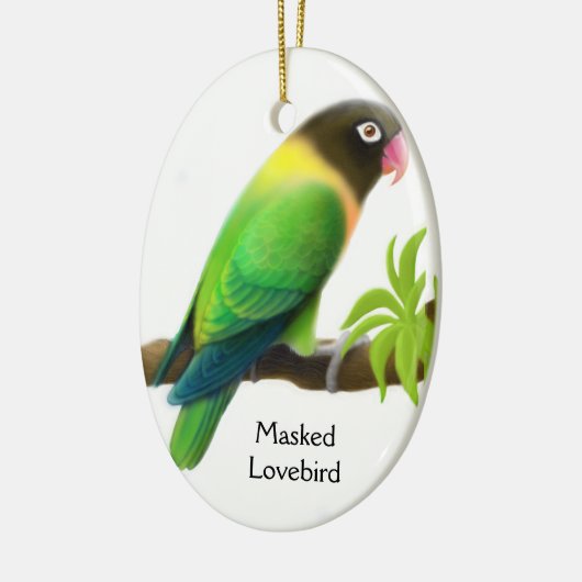 Masked Love Bird Ornament (Links)