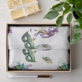 Masked Mardi Gras Series Design 9 Seidenpapier (Geschenk)
