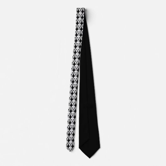 Masked Mexican Wrestler Patterned Tie Krawatte (Rückseite)