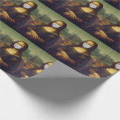 Masked Mona Lisa 2020 Geschenkpapier (Ecke)
