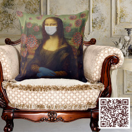 Masked Mona Lisa, der im sicheren Umkreis von Coro Kissen