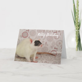 Masked Rat - Ratty Birthday Karte