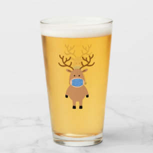 Masked Reindeer Glas