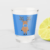 Masked Reindeer Schnapsglas (Vorderseite)