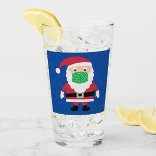 Masked Santa Glas