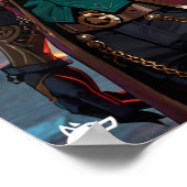Masked Steampunk Gentleman - Charisma und Shadows Poster (Ecke)
