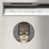 Masked Woman Magnet (In Situ (Geschirrspüler))