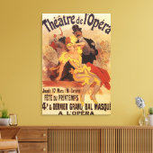 MaskedBall am Theater de l'Opera Leinwanddruck (Insitu (Wohnzimmer))