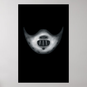 Masken des bösen Hannibal Lecters Poster
