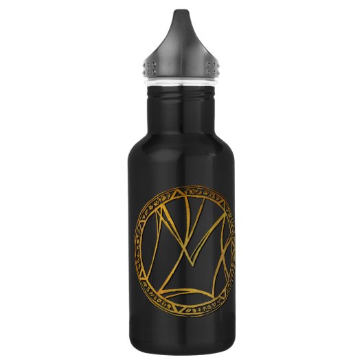 Masken des Unterlogos Edelstahlflasche (Links)