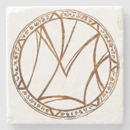 Masken des Unterlogos Steinuntersetzer