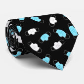 Masken für das Gesicht in schwarzer Krawatte (Gerollt)