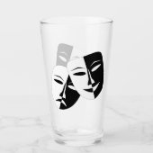 Masken für Schwarz-Weiß-Drama Glas (Vorderseite)