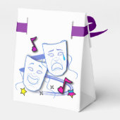 Masken für Tragödien und Komödien Geschenkschachtel (Rückseite)