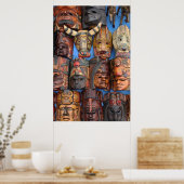 Masken, Guatemala Poster (Küche)