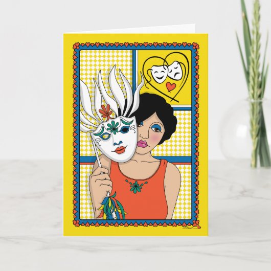 Masken Ihrer Gefühle_B_Gruß Karte (Vorderseite)