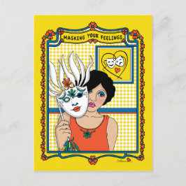 Masken Ihrer Gefühle_B_ Postkarte