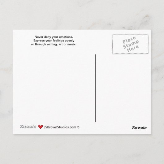 Masken Ihrer Gefühle_C_ Postkarte (Rückseite)