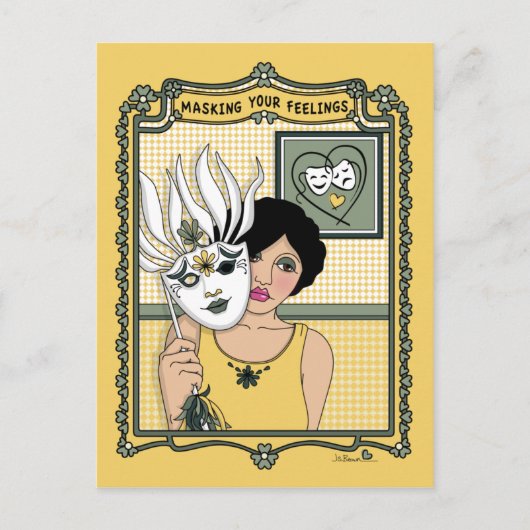 Masken Ihrer Gefühle_C_ Postkarte (Vorderseite)