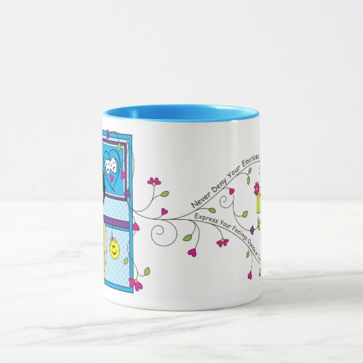 Masken Ihrer Gefühle_ Tasse (Zentrum)