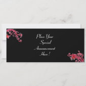 MASKEN IM Venezianischen, BLAUEN GELBEN Party Einladung (Rückseite)