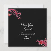 MASKEN IM Venezianischen, BLAUEN GELBEN Party Einladung (Rückseite)