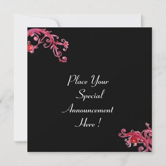 MASKEN IM Venezianischen, BLAUEN GELBEN Party Einladung (Rückseite)