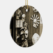 Masken in Veneza Keramik Ornament (Rechts)