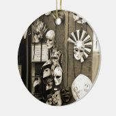 Masken in Veneza Keramik Ornament (Links)