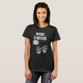 Masken & Mittens Bernie Sanders Sitting Style Meme T-Shirt (Vorne ganz)