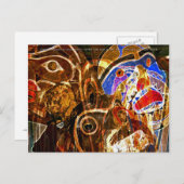 Masken Postkarte (Vorne/Hinten)