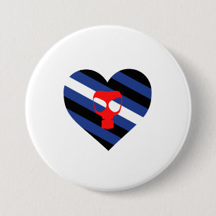 Masken Stolz Button