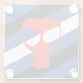 Masken-Stolz Glasuntersetzer (Rückseite)