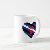 Masken-Stolz Kaffeetasse (VorderseiteRechts)