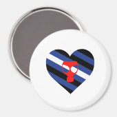Masken-Stolz Magnet (Vorderseite/Rückseite)